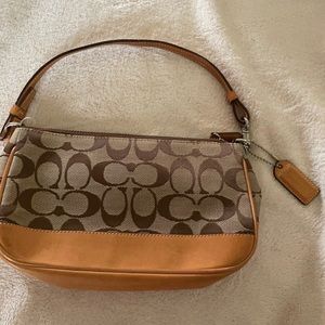 Coach 6094 Signature Demi Pouch Shoulder Bag